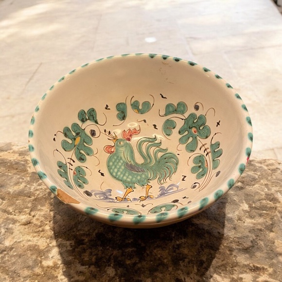 Vintage P.V. Italy Pottery Bowl - Picture 3 of 10